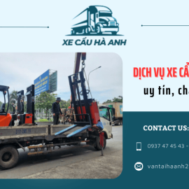 Địa chỉ cung cấp dịch vụ xe cẩu miền Nam uy tín, chất lượng