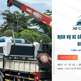 Dịch vụ xe cẩu chở thuê giá rẻ TPHCM - Tiện lợi, nhanh chóng