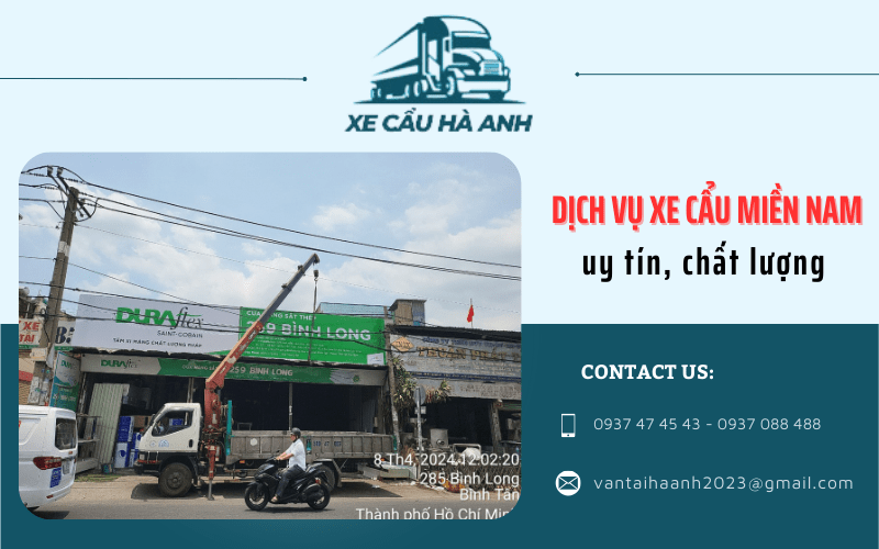 dịch vụ xe cẩu miền Nam