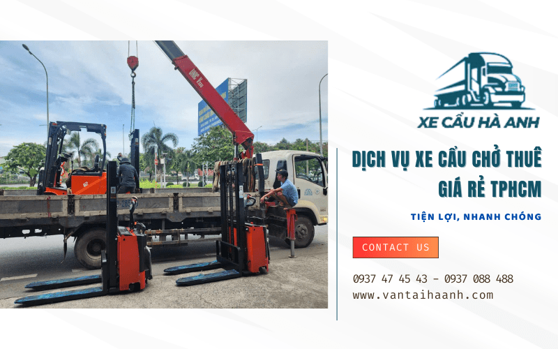 dịch vụ xe cẩu chở thuê tại TPHCM