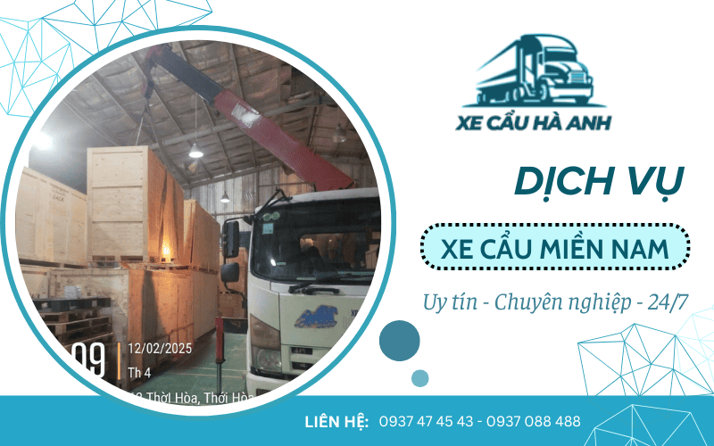 Dịch vụ xe cẩu Miền Nam